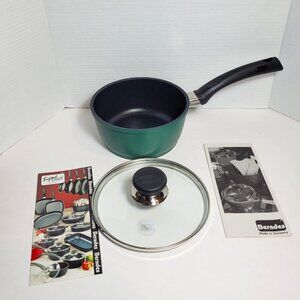 Berndes 2 Qt Cast Aluminum Nonstick Saucepan w/ Lid Green New In Box